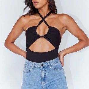 Princess Polly, LONDON BODYSUIT BLACK